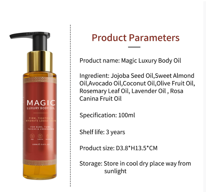 Magic Body Oil – Nourishing Glow & Skin Softening Oil