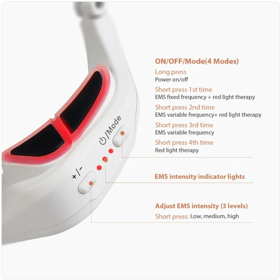 Red Light Eye Massager– Relieve Fatigue & Dark Circles