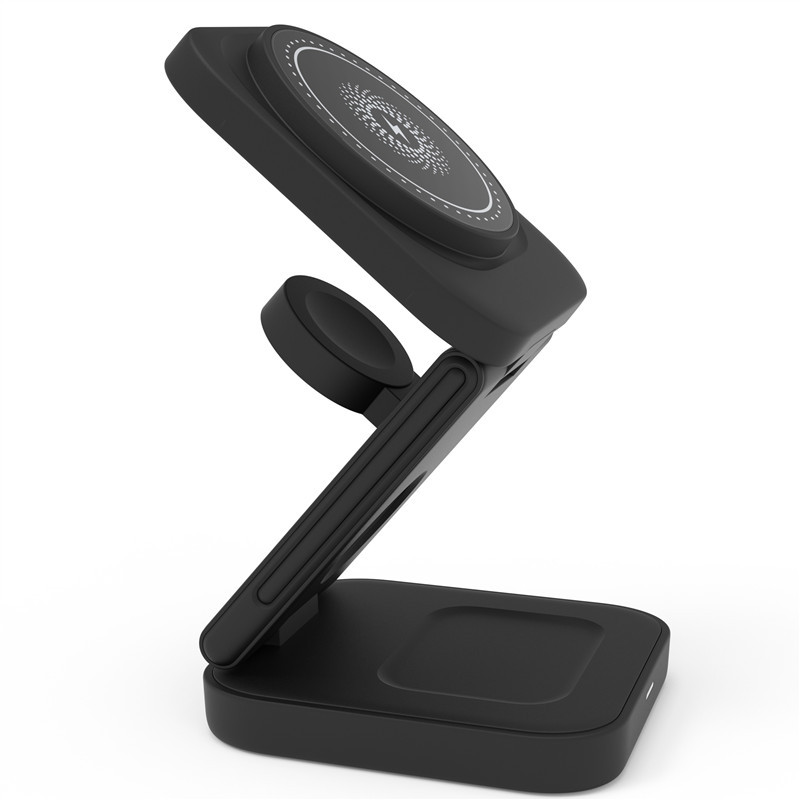3-in-1 Magnetic Wireless Charger – iPhone, Watch & AirPods