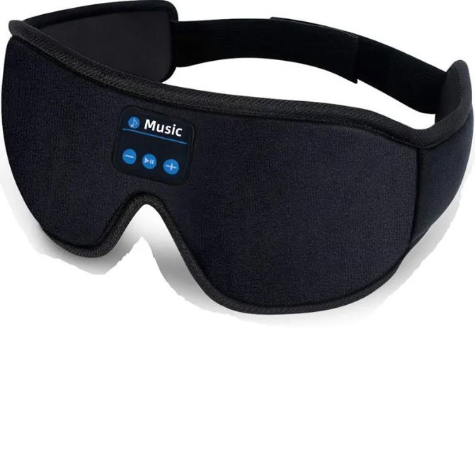 3D Bluetooth Sleep Eye Mask – Music & Total Blackout