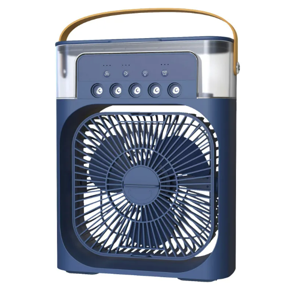 3-in-1 USB Cooling Fan & Humidifier – Portable Desktop