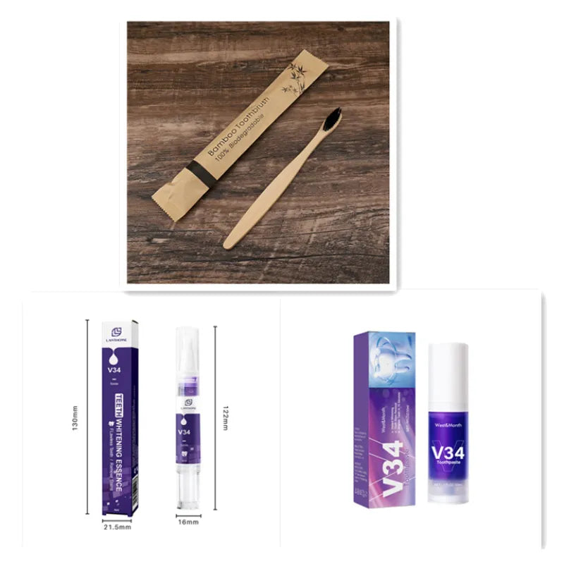 V34 Tooth Cleaning Mousse – Whitening & Gum Care