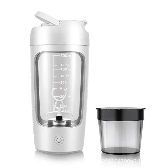 Electric Protein Shaker Bottle – USB Rechargeable Blender