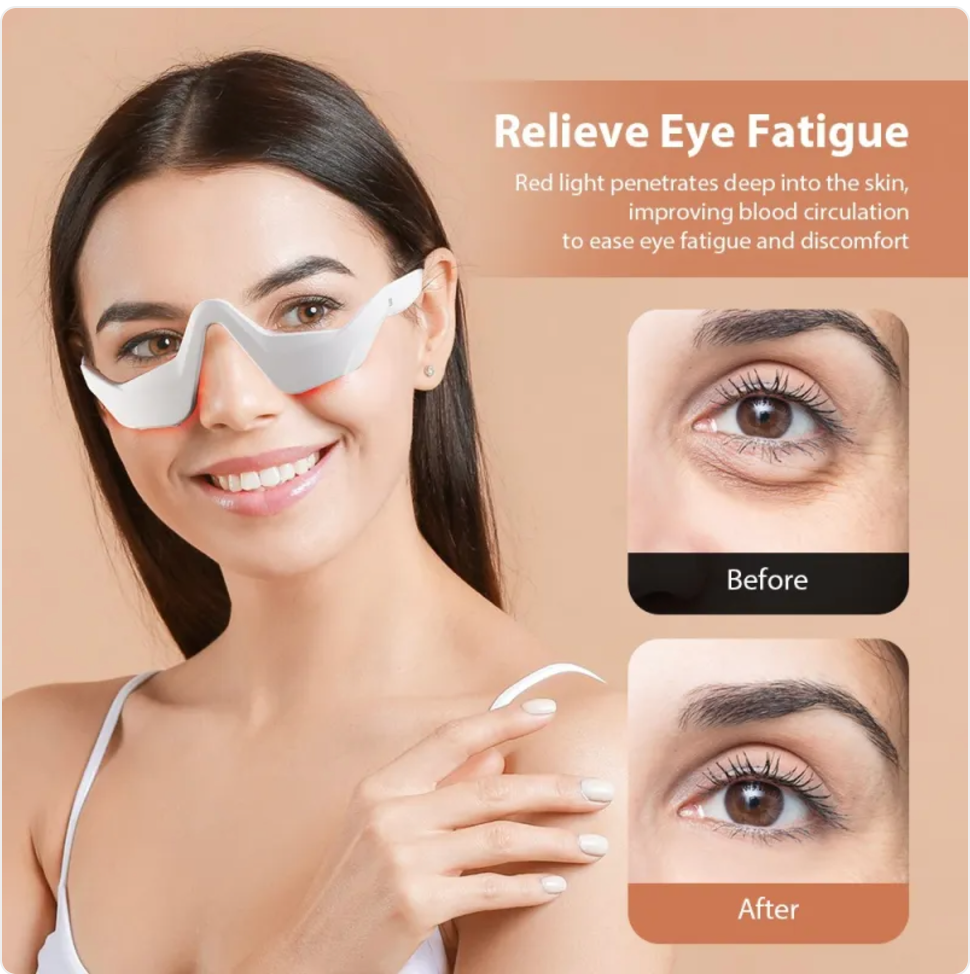 Red Light Eye Massager– Relieve Fatigue & Dark Circles