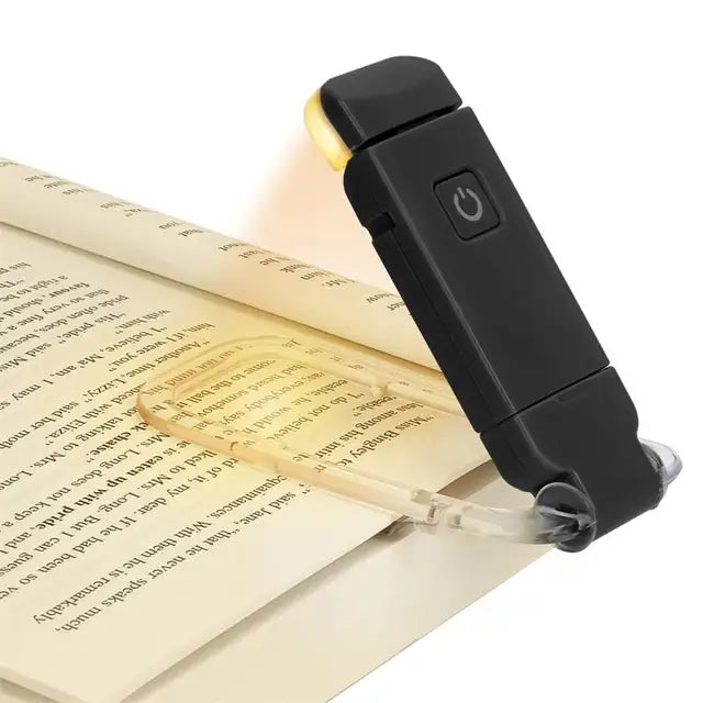 Clip-On LED Book Light – USB Rechargeable, Eye Safe