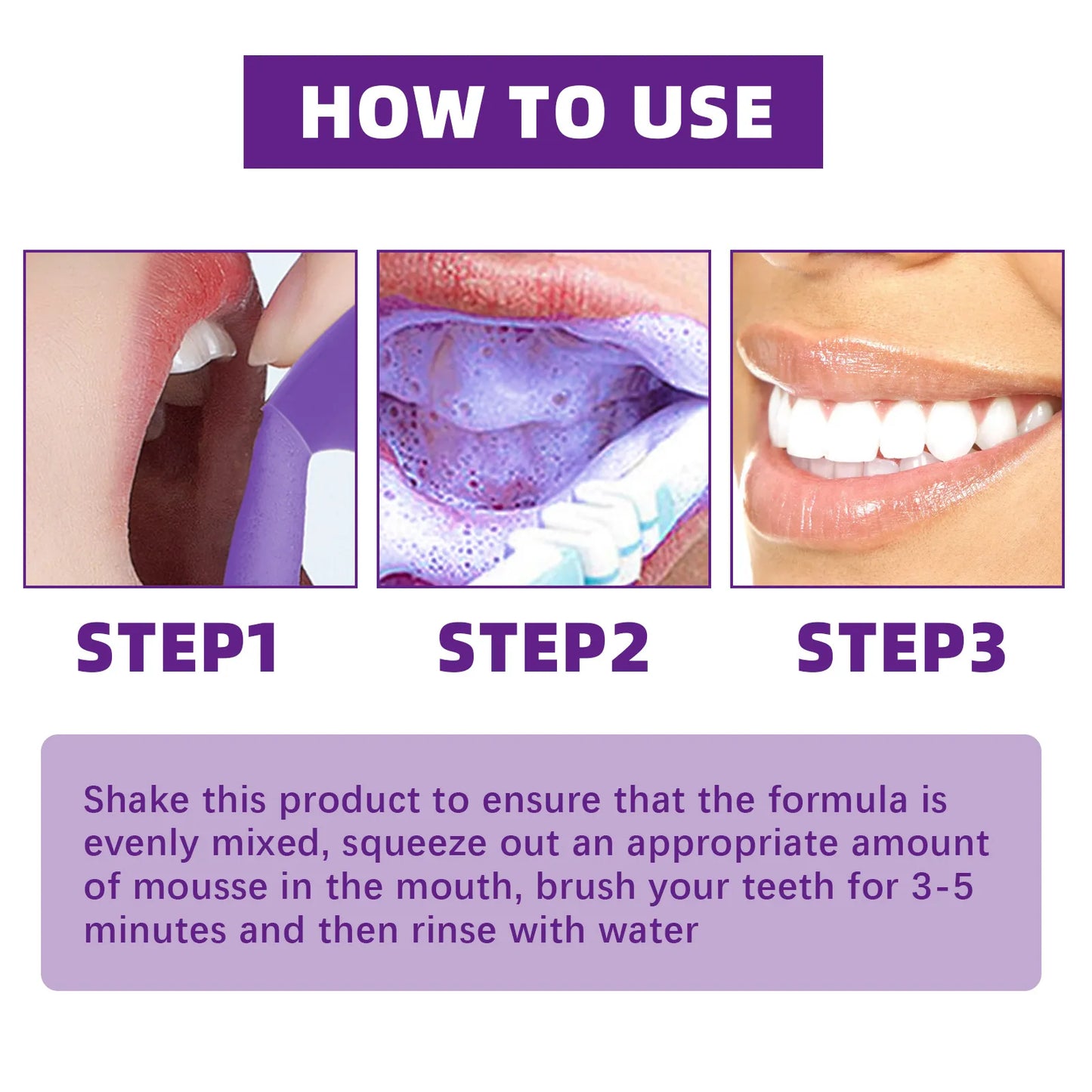 V34 Tooth Cleaning Mousse – Whitening & Gum Care
