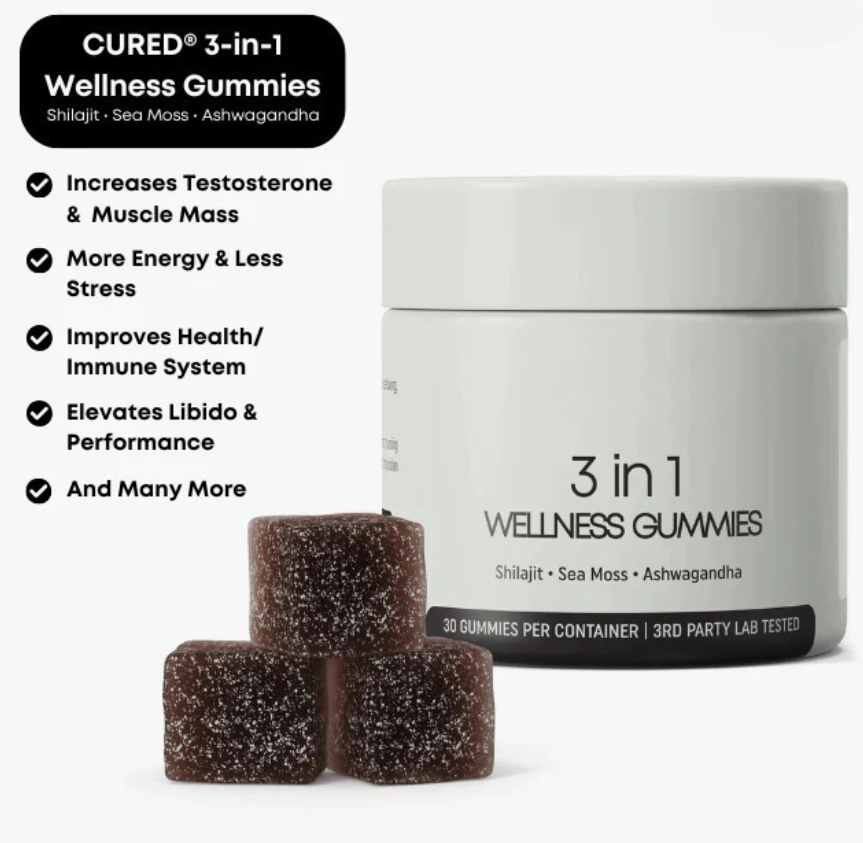 Shilajit Gummies for Men – Energy, Stamina & Testosterone