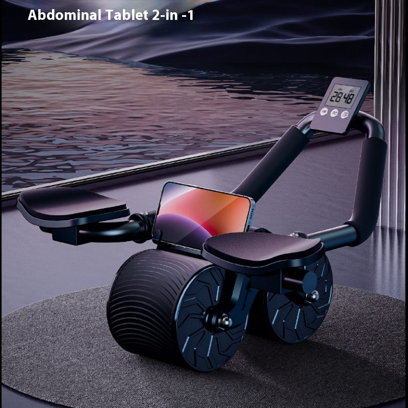 Auto-Rebound Ab Wheel – Core Strength Fitness Roller