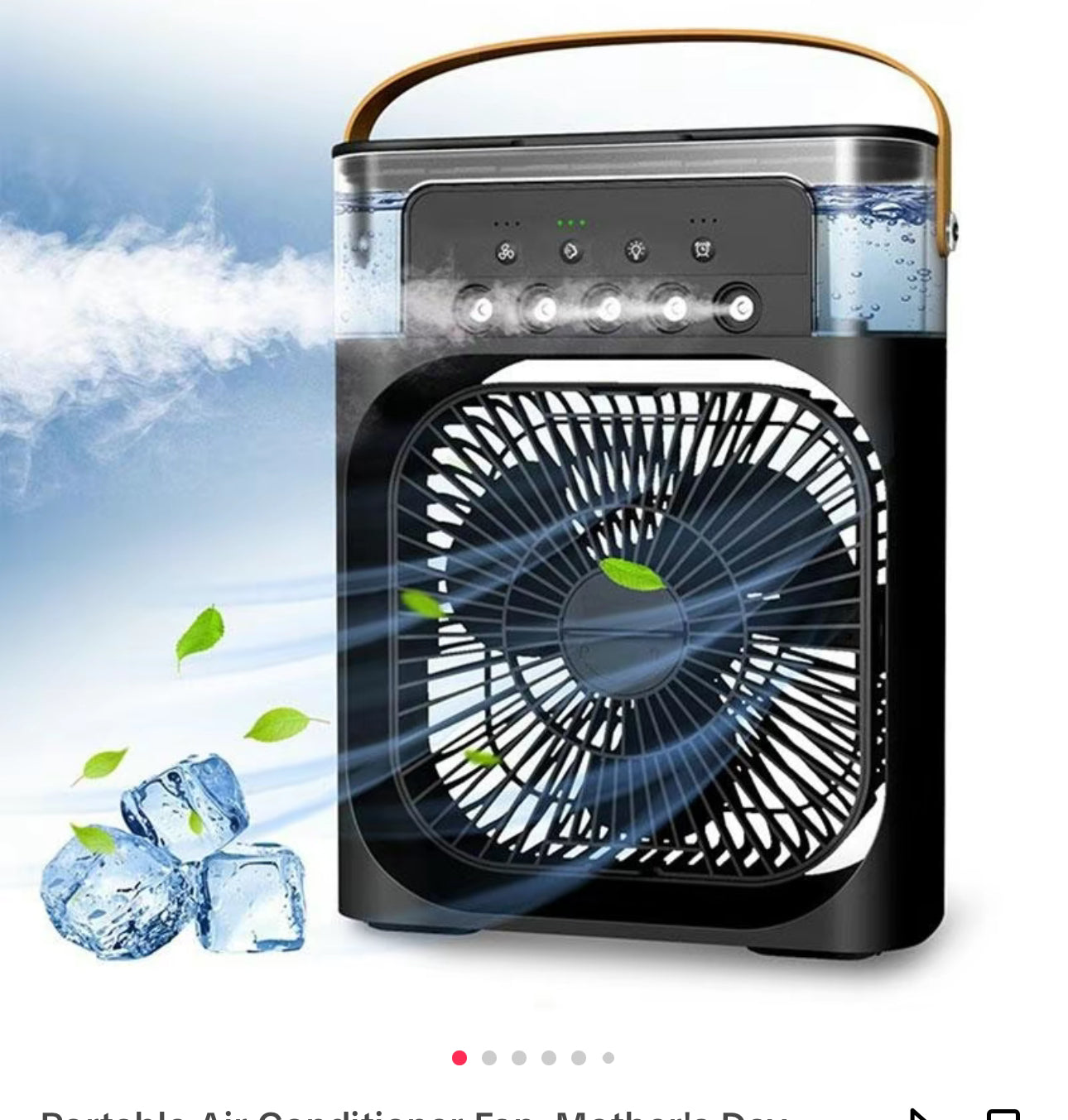 Portable 3-in-1 Air Cooler Fan – Mini AC & Humidifier