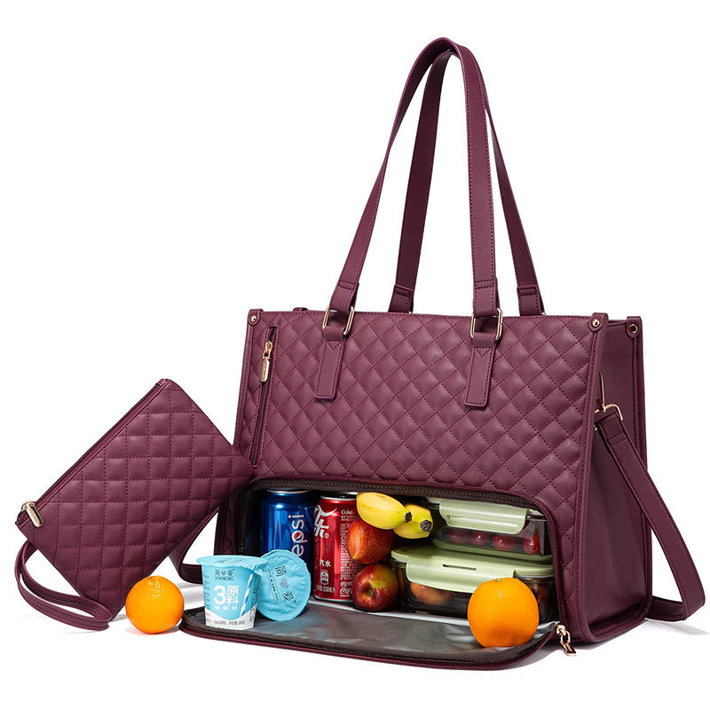Women's Insulated Lunch Bag  – Stylish & Leak-Proof