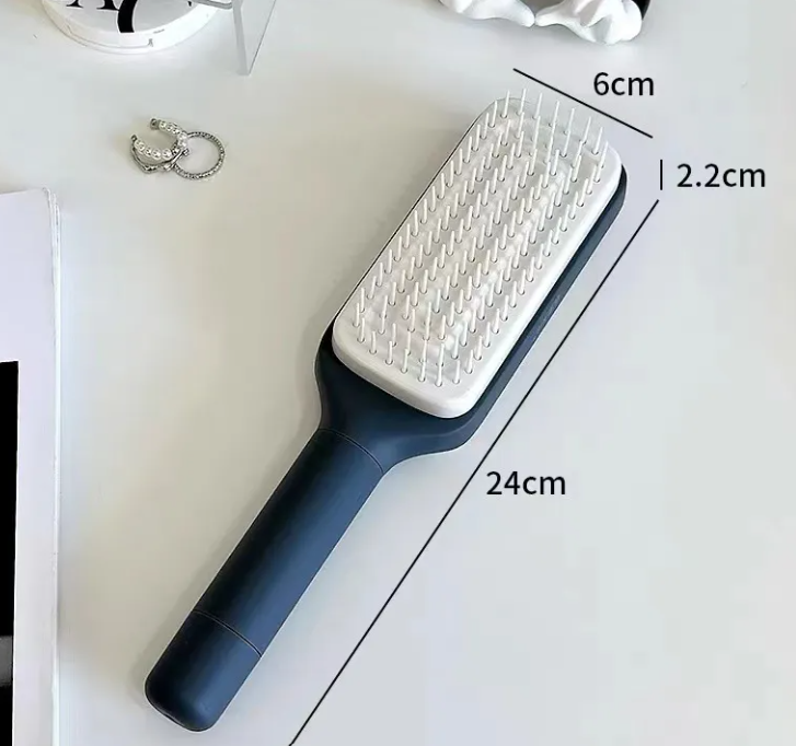 4-in-1 Self-Cleaning Hair Brush – Anti-Static Massage