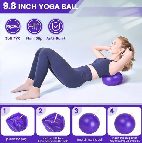 13-Piece Yoga & Pilates Set – Complete Home Fitness Kit