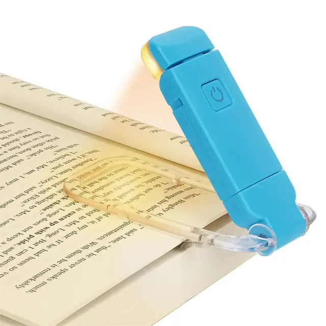 Clip-On LED Book Light – USB Rechargeable, Eye Safe