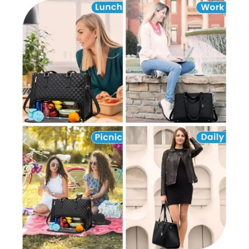 Women's Insulated Lunch Bag  – Stylish & Leak-Proof