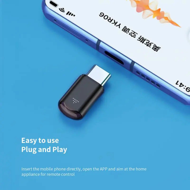Smart IR Remote Adapter – Type-C & Micro USB