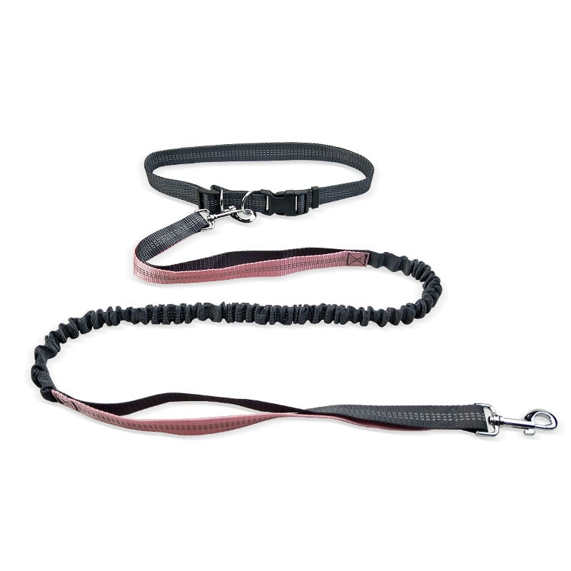 Hands-Free Dog Walking Belt – Shockproof Leash 130cm
