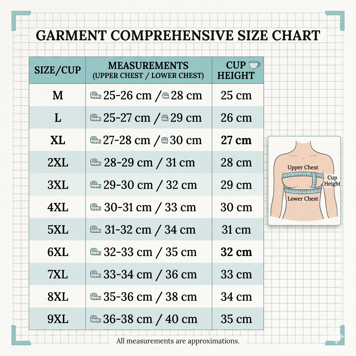 Plus Size Wireless Bra – All-Day Comfort, Sizes M–9XL
