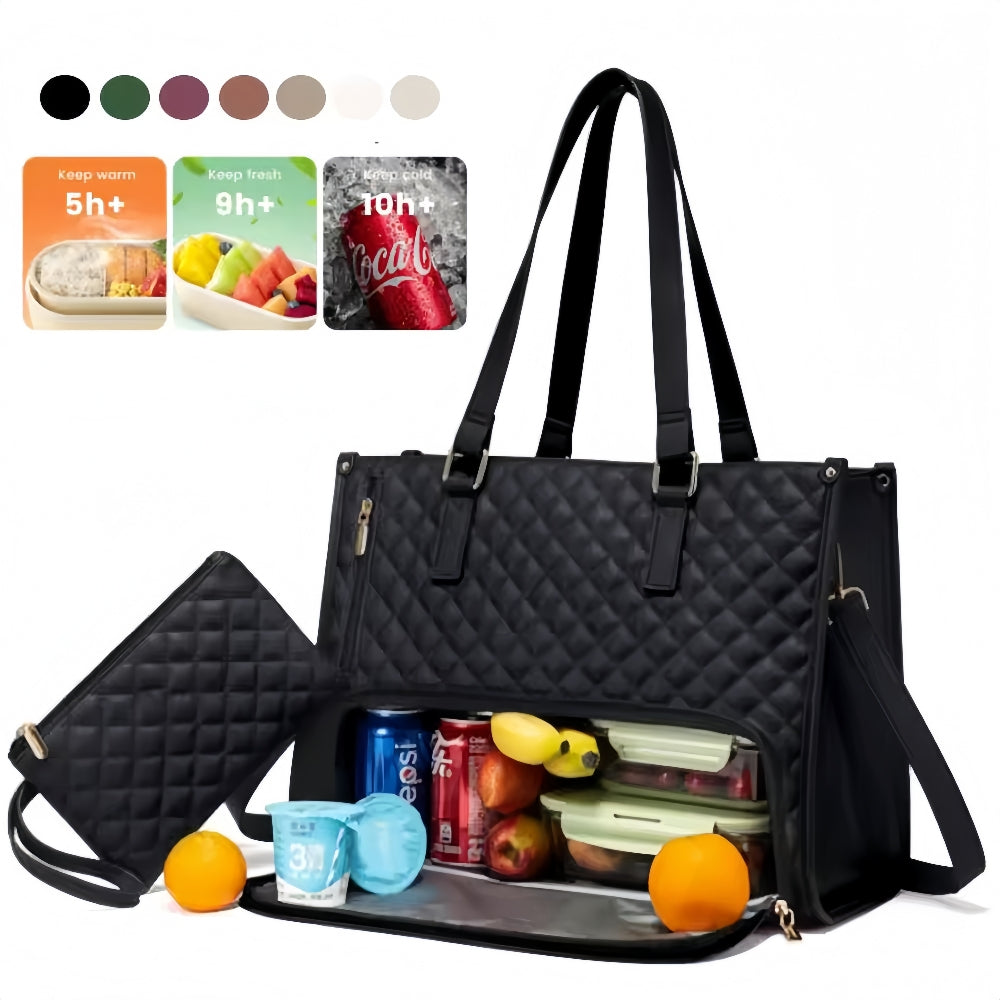 Women's Insulated Lunch Bag  – Stylish & Leak-Proof