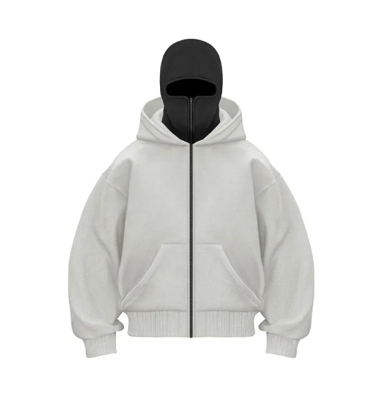 DualCozy Double Hood Fleece Hoodie – Warm & Stylish