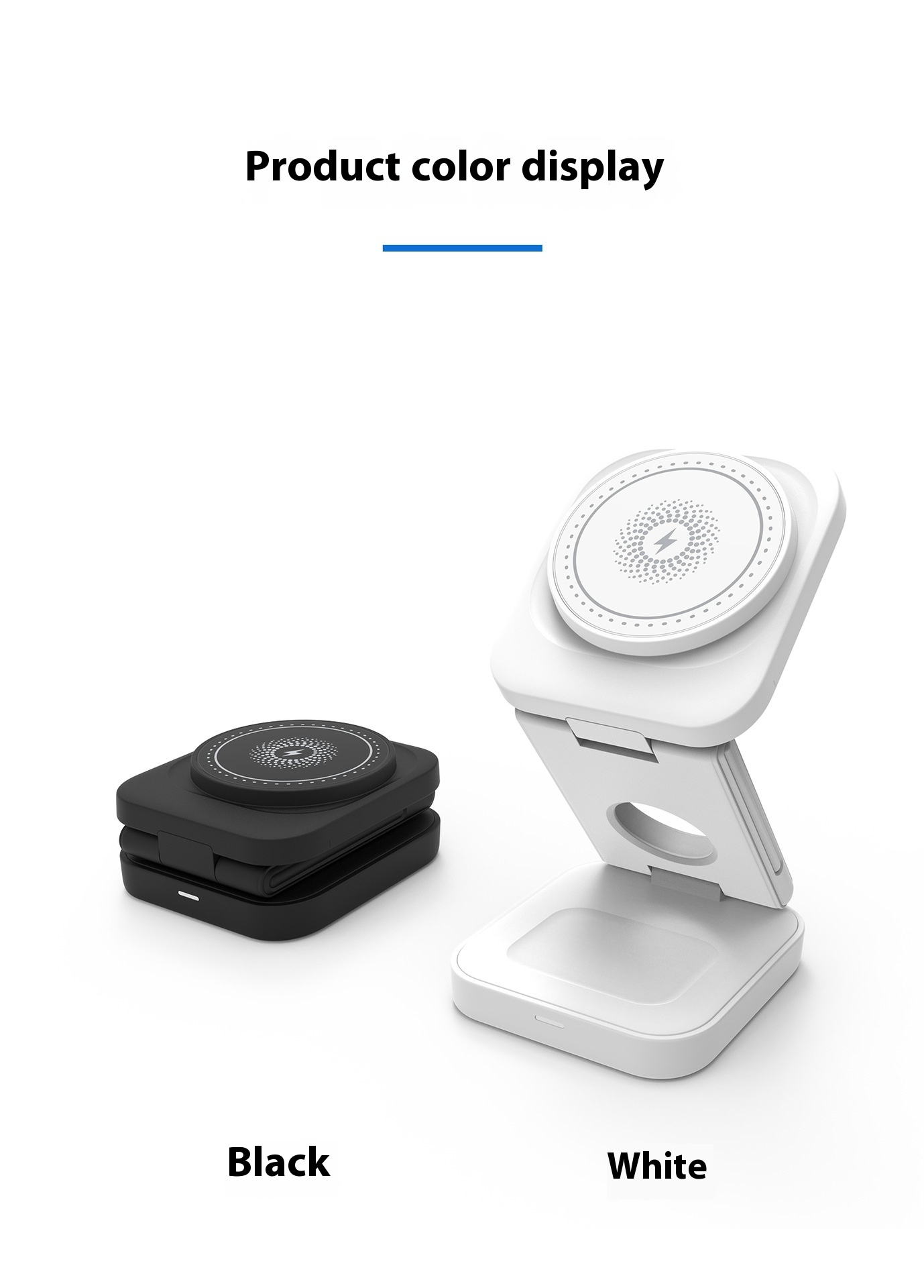 3-in-1 Magnetic Wireless Charger – iPhone, Watch & AirPods