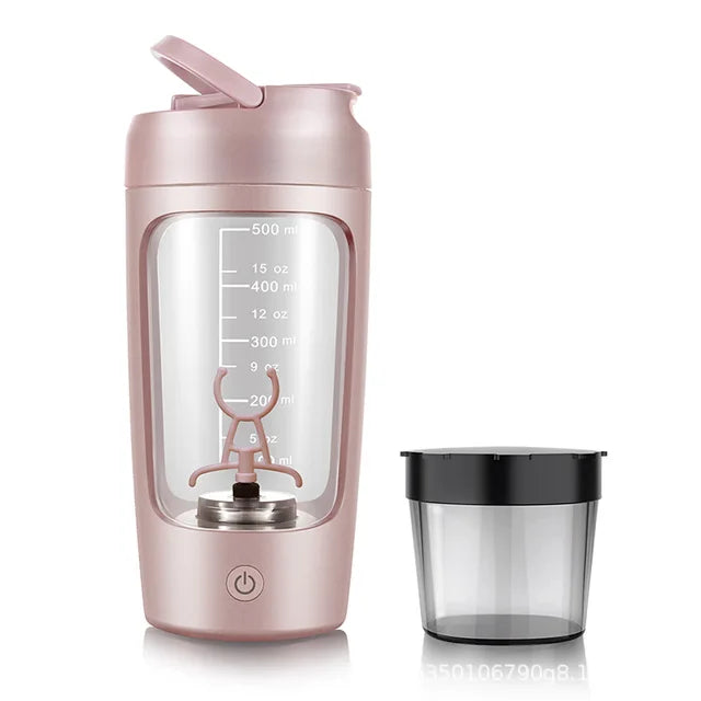 Electric Protein Shaker Bottle – USB Rechargeable Blender
