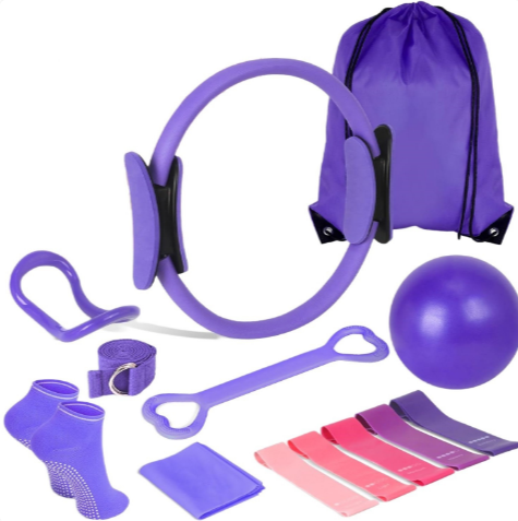 13-Piece Yoga & Pilates Set – Complete Home Fitness Kit