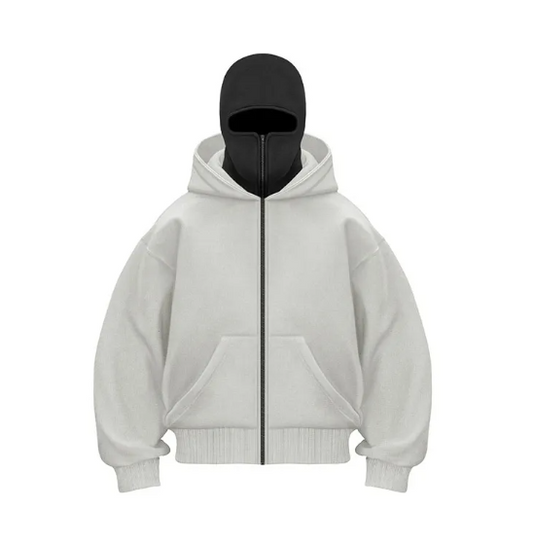 DualCozy Double Hood Fleece Hoodie – Warm & Stylish