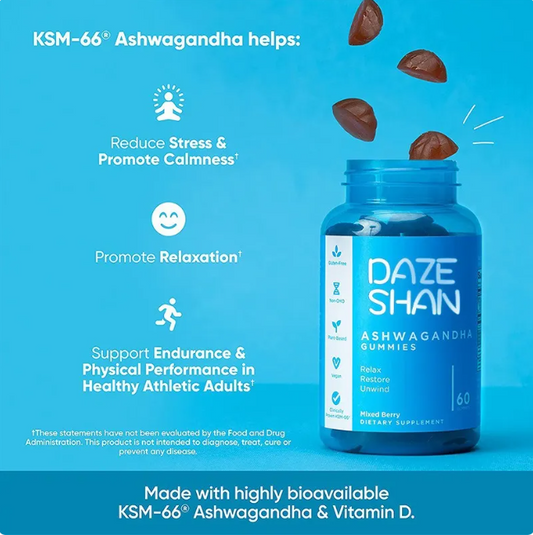 Ashwagandha Gummies – Stress Relief & Mood Support