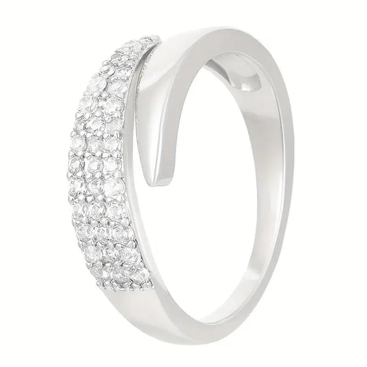 Adjustable Sparkle Ring – Multi-Row Statement Jewellery