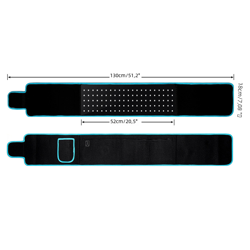 Red Light Infrared Therapy Waist Belt – Pain Relief