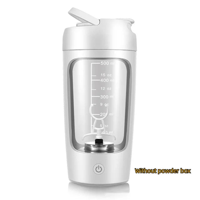 Electric Protein Shaker Bottle – USB Rechargeable Blender