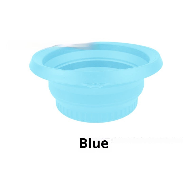 Collapsible Silicone Ice Basin  – Foldable Ice Bath Bowl