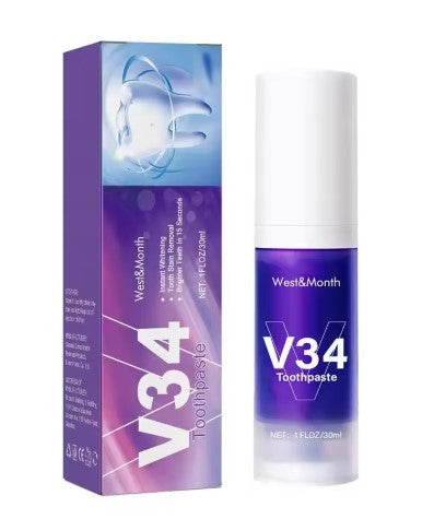 V34 Tooth Cleaning Mousse – Whitening & Gum Care