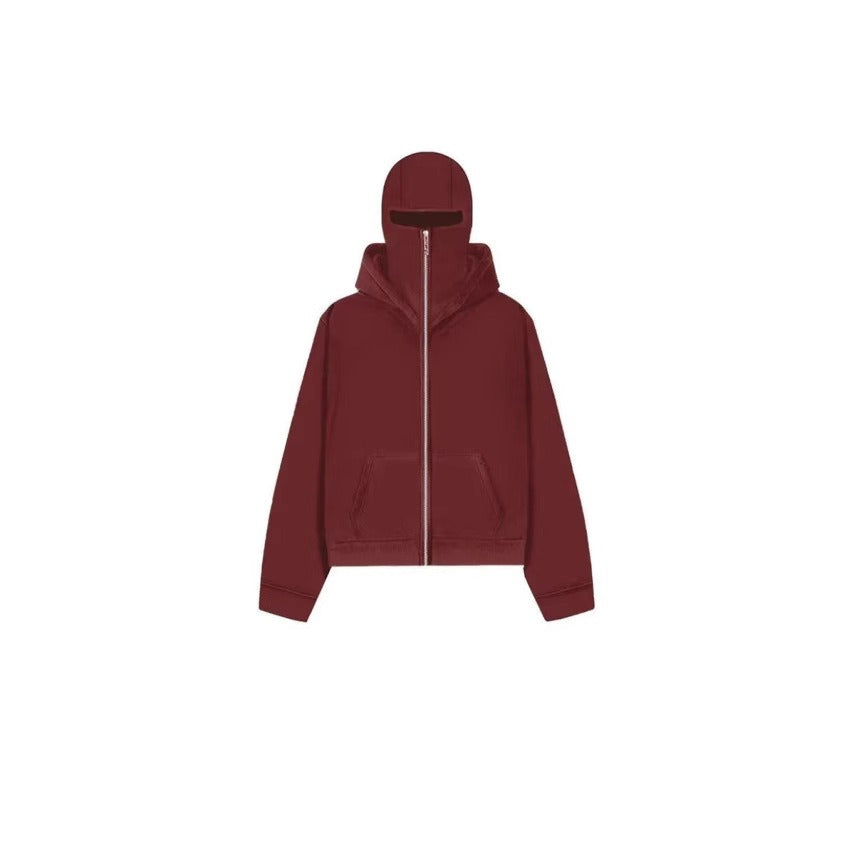 Men's Hooded Baseball Jacket – Lightweight Zip-Up