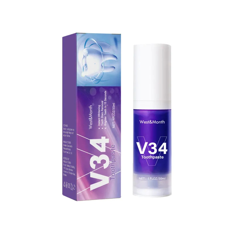 V34 Tooth Cleaning Mousse – Whitening & Gum Care
