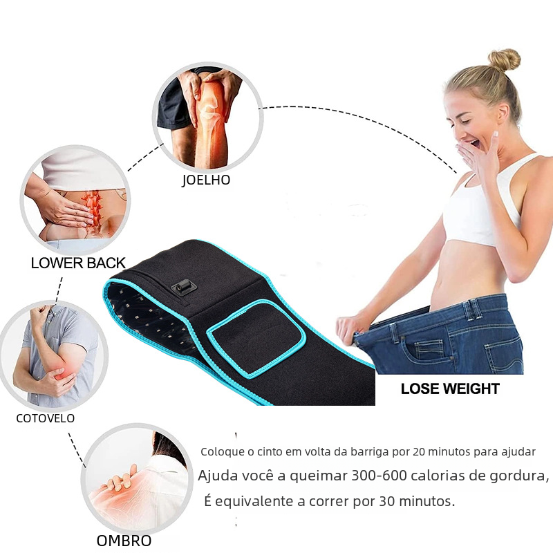 Red Light Infrared Therapy Waist Belt – Pain Relief