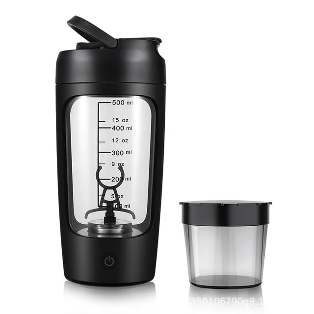 Electric Protein Shaker Bottle – USB Rechargeable Blender