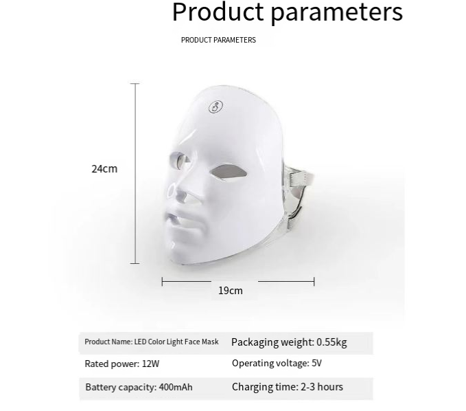 LED Light Therapy Face Mask – Skin Rejuvenation