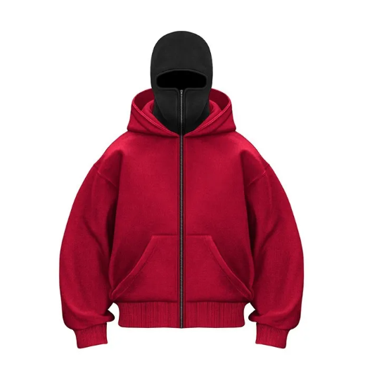 DualCozy Double Hood Fleece Hoodie – Warm & Stylish