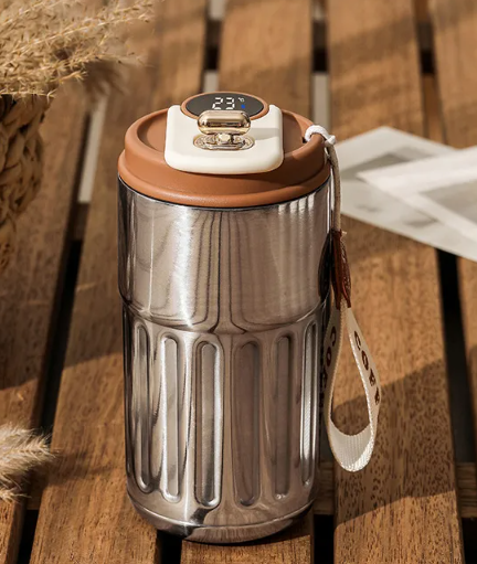 Smart Digital Thermal Bottle – 450ml Insulated Flask