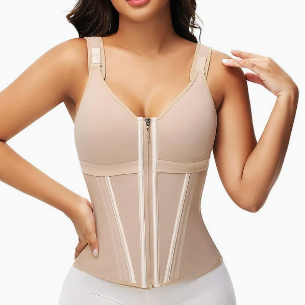 Mesh Slimming Shapewear Corset – Waist & Body Shaper