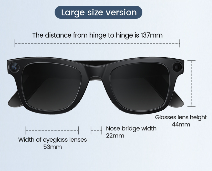 AI Camera Smart Glasses – Wearable Tech Eyewear