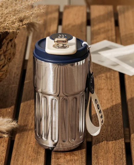 Smart Digital Thermal Bottle – 450ml Insulated Flask