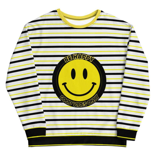 Be Happy Slogan Sweatshirt – Cosy Casual Loungewear