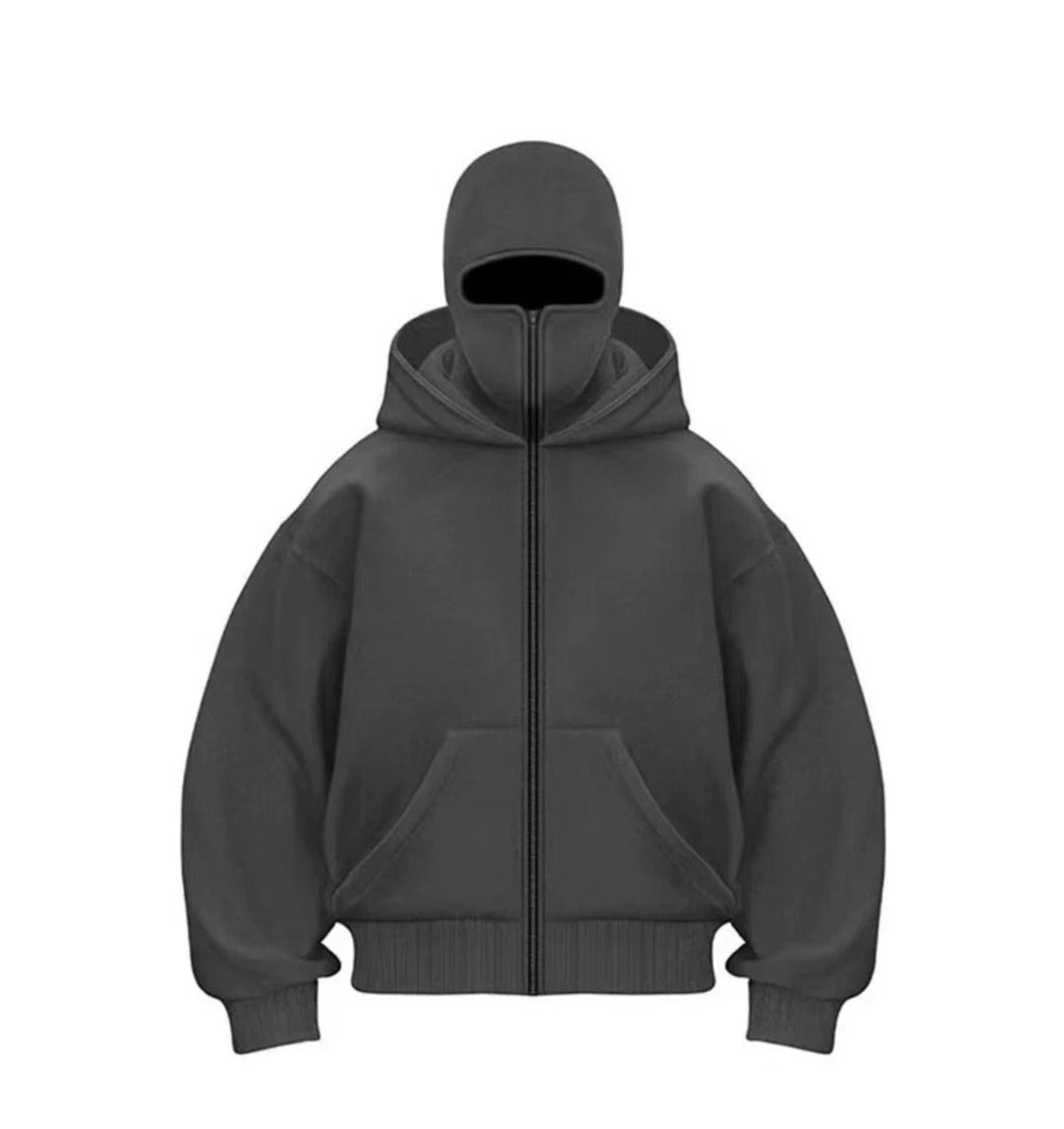 Men's Hooded Baseball Jacket – Lightweight Zip-Up