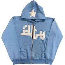 Star Print Zip-Up Hoodie – Casual Streetwear Sweatshirt